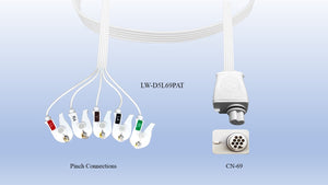 Disposable Lead Wires: LW-D5L69PAT